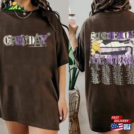 Grey Day Tour 2023 Double Side T-Shirt Concert Shirt Band Music Front And Back Classic Sweatshirt