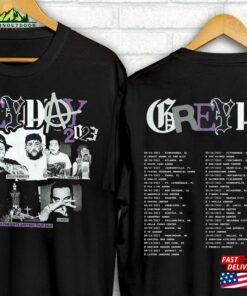 Grey Day Tour 2023 Double Side T-Shirt Concert Shirt Band Music Front And Back Unisex Hoodie