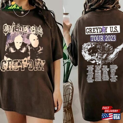 Grey Day Tour 2023 Merch Shirt Concert T-Shirt Hoodie