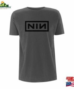 Grey Nine Inch Nails Trent Reznor Logo Official Tee T-Shirt Classic
