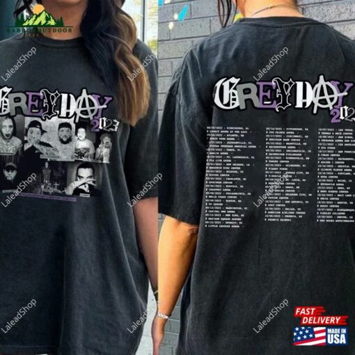 Greyday 2023 Merch Suicideboys Tour Shirt Suicideboy Grey Day T-Shirt Unisex