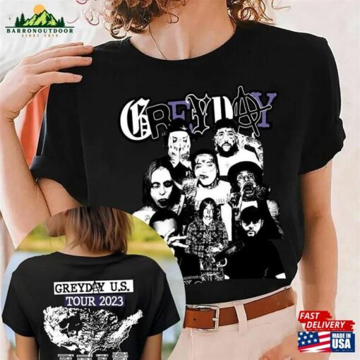 Greyday 2023 Merch Suicideboys Tour Shirt Suicideboy Grey Day T-Shirt Unisex Sweatshirt Music Concert Tees