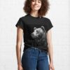 Grizzly Bear Drawing Black And White Classic T-Shirt Hoodie