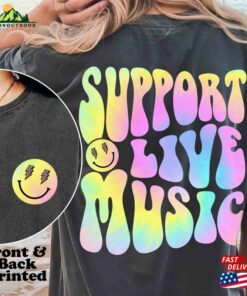 Groovy Support Live Music Comfort Colors Shirt 70S Retro Hippie Chic Concert Festival Tee Classic T-Shirt