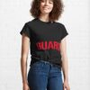 Guard Chest Print On Front Red Lettering Classic T-Shirt Hoodie
