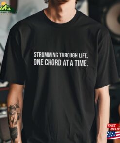 Guitar Shirt Lover Gift For Boyfriend Player Rock Band Guitarist Unisex T-Shirt