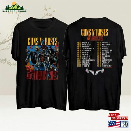 Guns N’roses 2023 North America Tour Shirt T-Shirt Classic