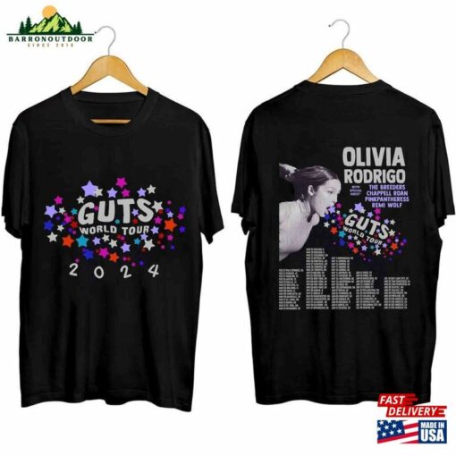 Guts Olivia World Tour 2024 Shirt Vintage Rodrigo Classic Hoodie