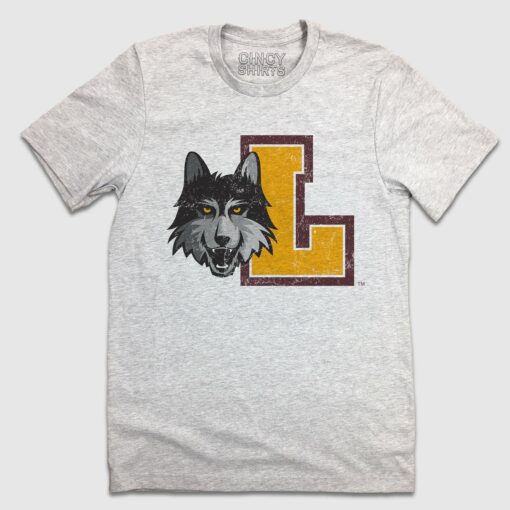 Loyola Ramblers Distressed L Logo