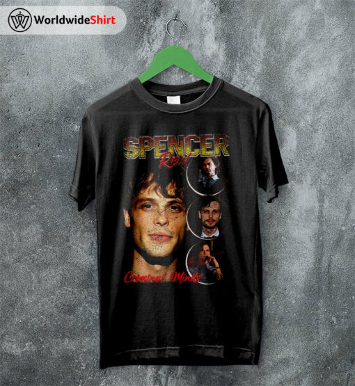 Spencer Reid Vintage 90’s Shirt Criminal Minds T-Shirt TV Show Shirt