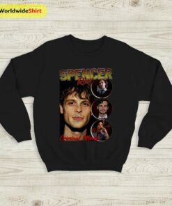 Spencer Reid Vintage 90’s Sweatshirt Criminal Minds Shirt TV Shirt
