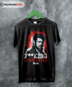 The Diabolical Billy Butcher Graphic T Shirt The Boys Shirt TV Show Shirt