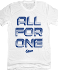 Xavier University All For One Halftone