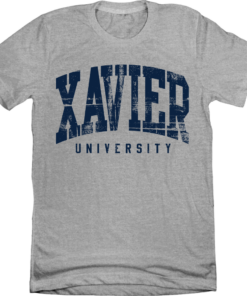 Xavier University Block Distressed