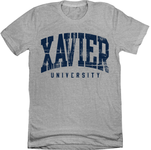 Xavier University Block Distressed