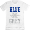 Xavier University Blue X Grey