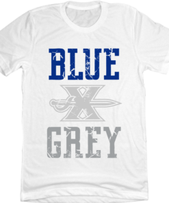 Xavier University Blue X Grey