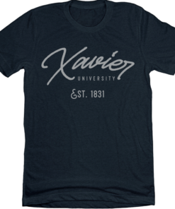 Xavier University Script Logo
