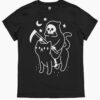 Death Rides a Black Cat T-Shirt