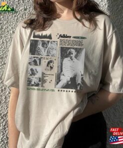 Folklore Tracklist Shirt Vintage Album T-Shirt Hoodie