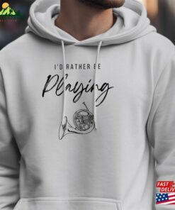 French Horn Hoodie T-Shirt Gift Hornist Unisex