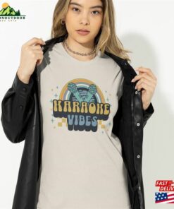 Funny Karaoke Drinking Shirt Gift For Singers Vibes Unisex Sweatshirt