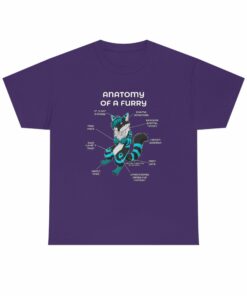 Furry Black and Blue – T-Shirt