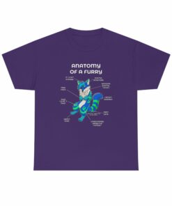 Furry Blue and Green – T-Shirt