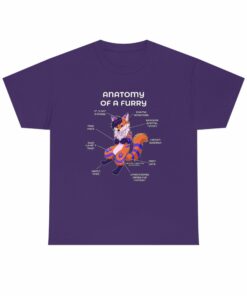 Furry Orange and Blue – T-Shirt