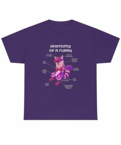 Furry Purple and Pink – T-Shirt