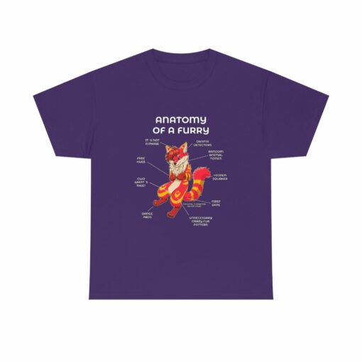 Furry Red and Yellow – T-Shirt