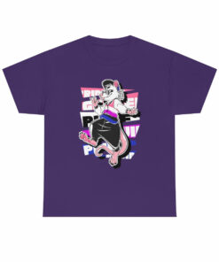 Genderfluid Pride Frankie Opossum – T-Shirt