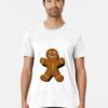 Gingerbread Person Premium T-Shirt Unisex