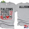 Glitter Band Amp Cheer Mom T-Shirt Shirts Short Sleeve Bella Canvas Customize With Your Colors Sweatshirt