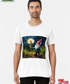 Gnome Holding Dandelion Fantasy Premium T-Shirt Classic Sweatshirt
