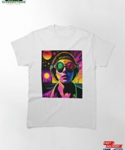Goggles Cyberpunk Space Art Classic T-Shirt