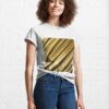 Golden Elegance Luxurious Waves Of Shimmering Opulence Design Classic T-Shirt Unisex