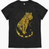Golden Tribal Tiger T-Shirt