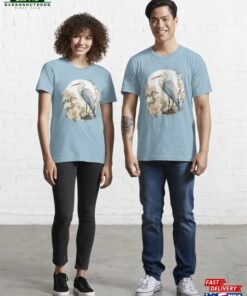 Graceful Heron Bird Nature Graphic Art Essential T-Shirt Classic Hoodie