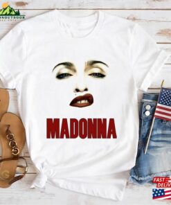 Graphic Madonna Face Tshirt Young Unisex Shirt The Celebration Tour 2023 T-Shirt Classic