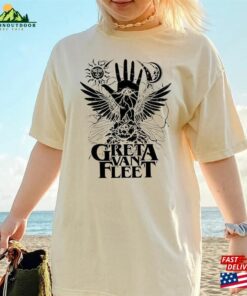 Greta Van Fleet Comfort Colors Shirt Retro Musical Women Rock Band T-Shirt Unisex
