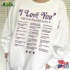 Greta Van Fleet Lyrics Sweatshirt I Love You In T-Shirt