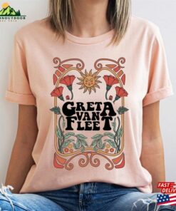 Greta Van Fleet Shirt Sweatshirt Floral Retro Classic