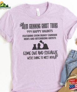 Grim Grinning Ghost Tours Disney Shirt Haunted Mansion Hitchhiking Ghosts Unisex Hoodie