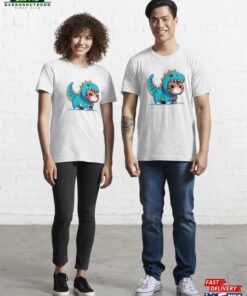 Grumpy Cat In Velociraptor Costume Essential T-Shirt Sweatshirt