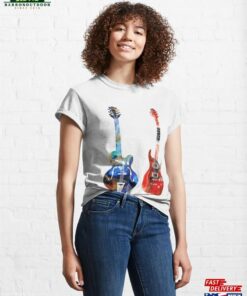 Guitar Threesome Colorful Guitars T-Shirt Classic Unisex