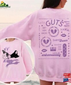 Guts Olivia Track List Shirt Aesthetic Rodrigo Album Classic Sweatshirt