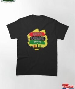 Habari Gani Happy Kwanzaa Vibrant Celebration Tee Classic T-Shirt Hoodie
