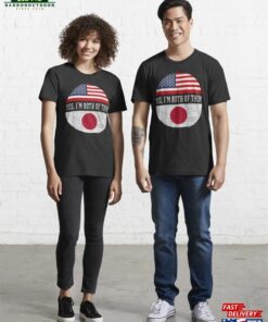 Half American Japanese Essential T-Shirt Sweatshirt Unisex