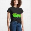 Halloween Slime Spooky Lettering Classic T-Shirt Unisex